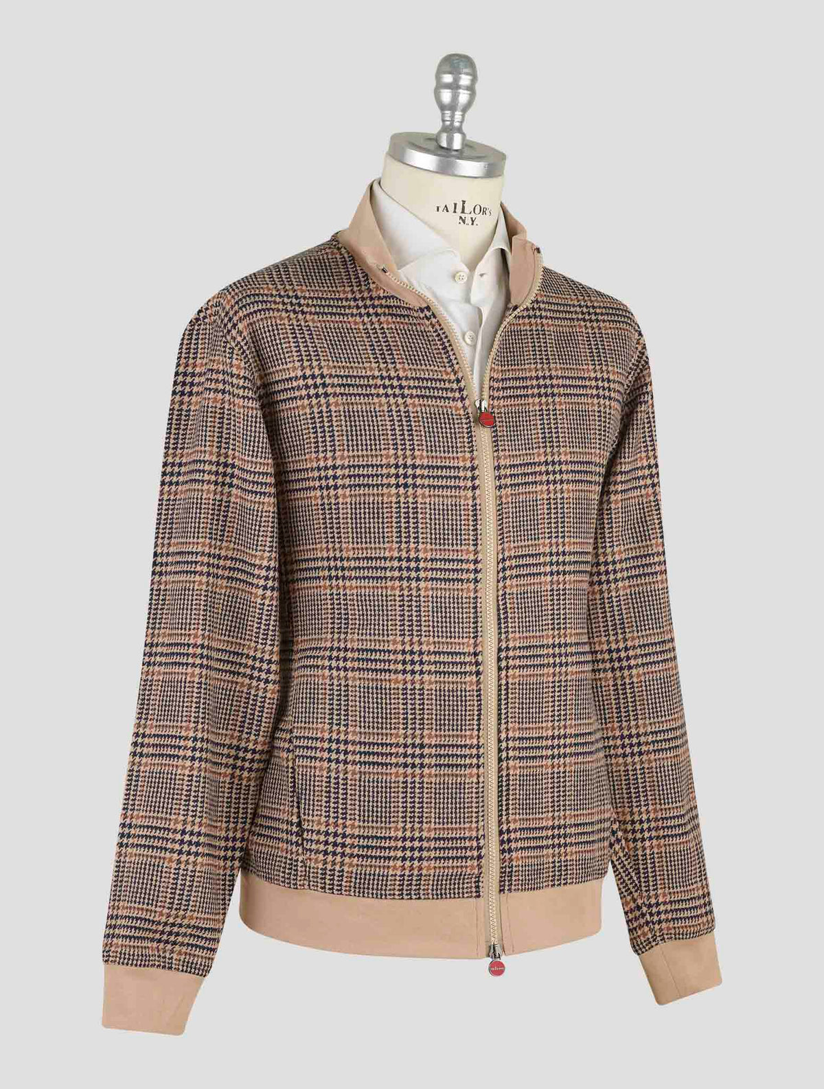Kiton Multicolor Wool Coat B-One