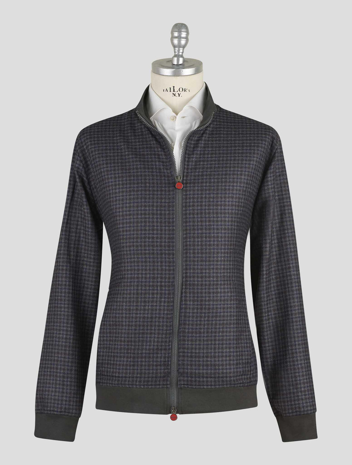 Kiton Multicolor Wool Coat B-One