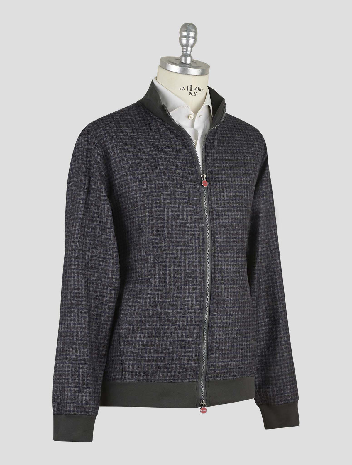 Kiton Multicolor Wool Coat B-One