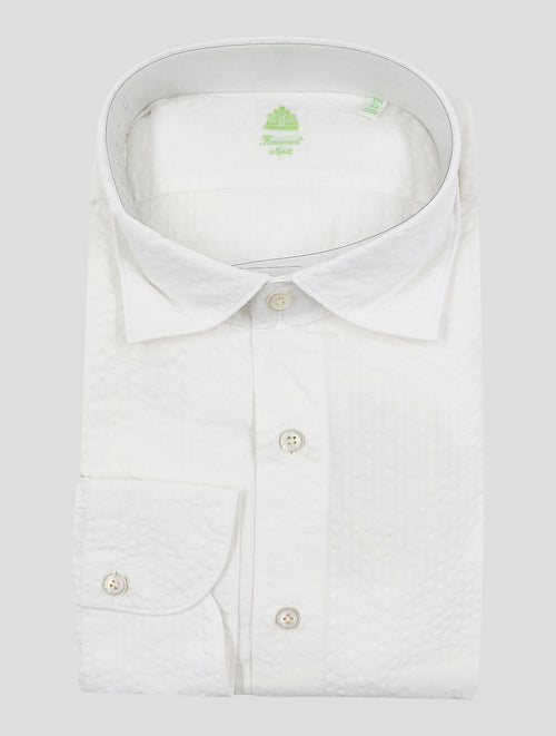 Finamore 1925 White Cotton Shirt TOKYO