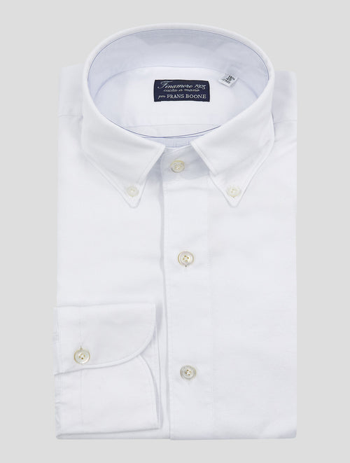 Finamore 1925 White Cotton Shirt Tokyo