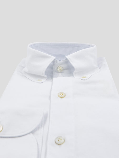 Finamore 1925 White Cotton Shirt Tokyo