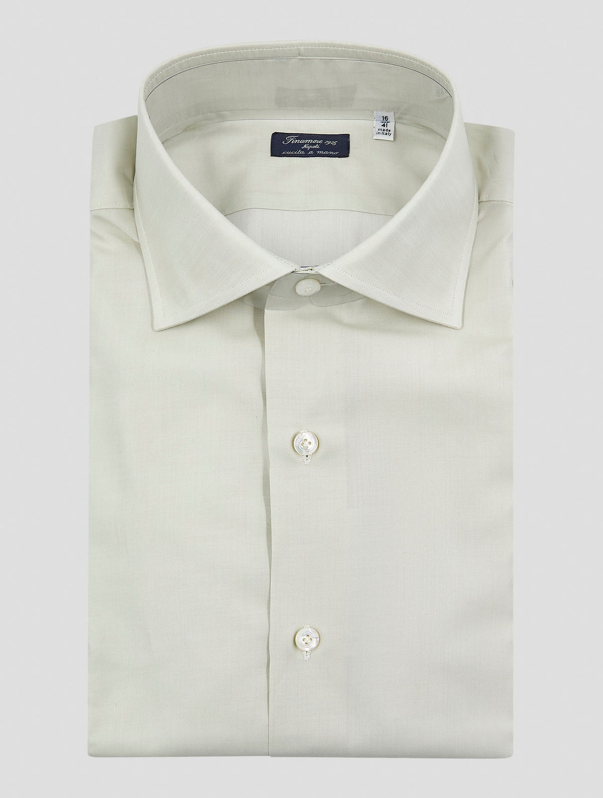 Finamore 1925 Pearl Cotton Shirt Napoli