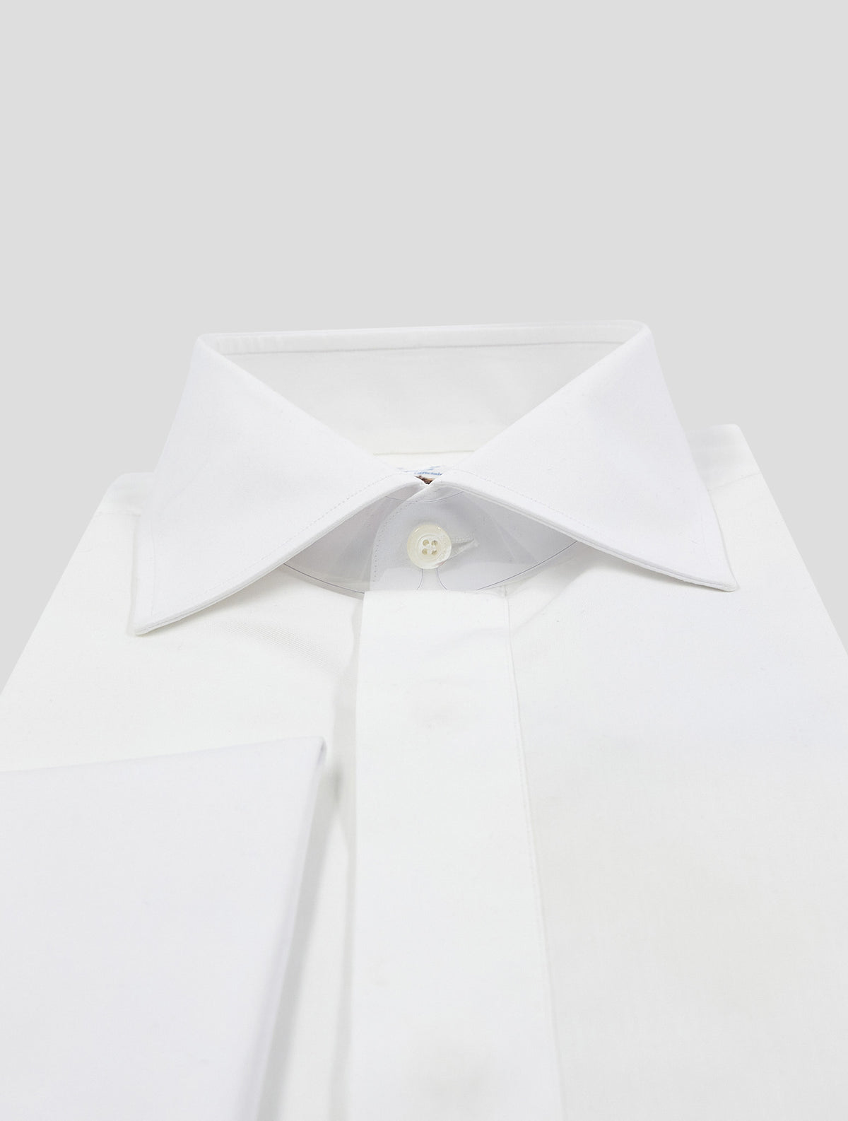 Finamore 1925 White Cotton Shirt Tuxedo Luigi