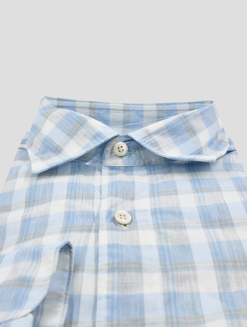 Finamore 1925 Multicolor Cotton Linen Shirt Gaeta