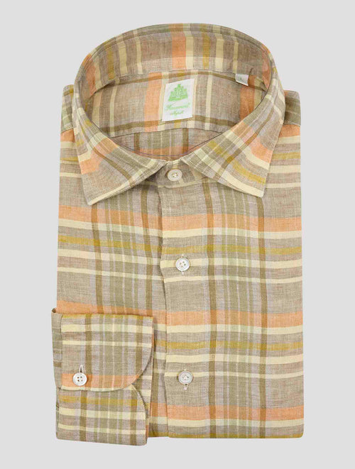 Finamore 1925 Multicolor Linen Shirt