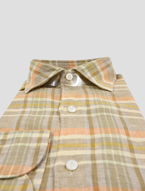 Finamore 1925 Multicolor Linen Shirt