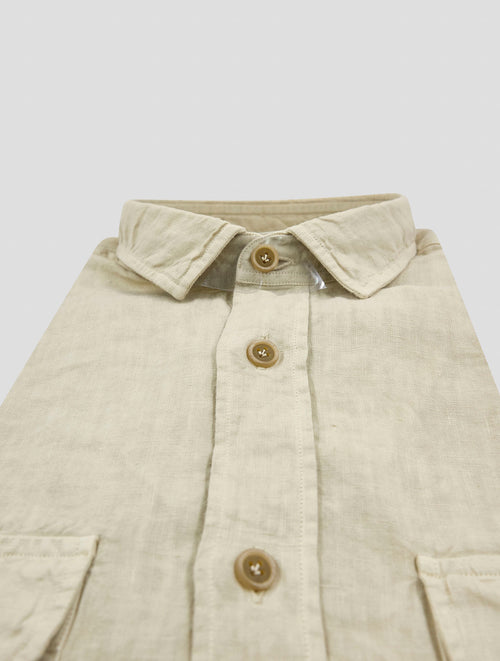 Finamore 1925 Beige Cotton Shirt