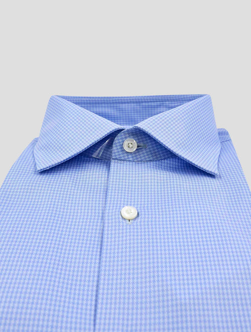 Finamore 1925 Light Blue Cotton Shirt
