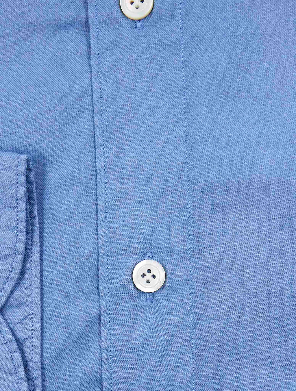 Finamore 1925 Light Blue Cotton Shirt