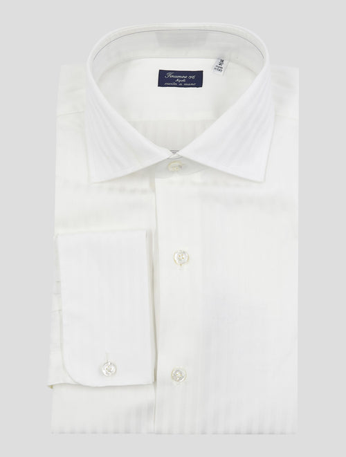 Finamore 1925 White Cotton Shirt