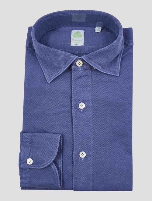 Finamore 1925 blue Cotton Shirt