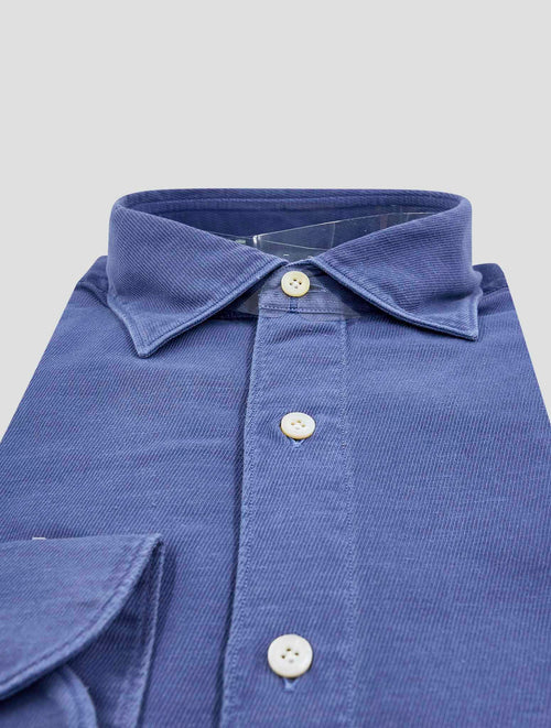 Finamore 1925 blue Cotton Shirt