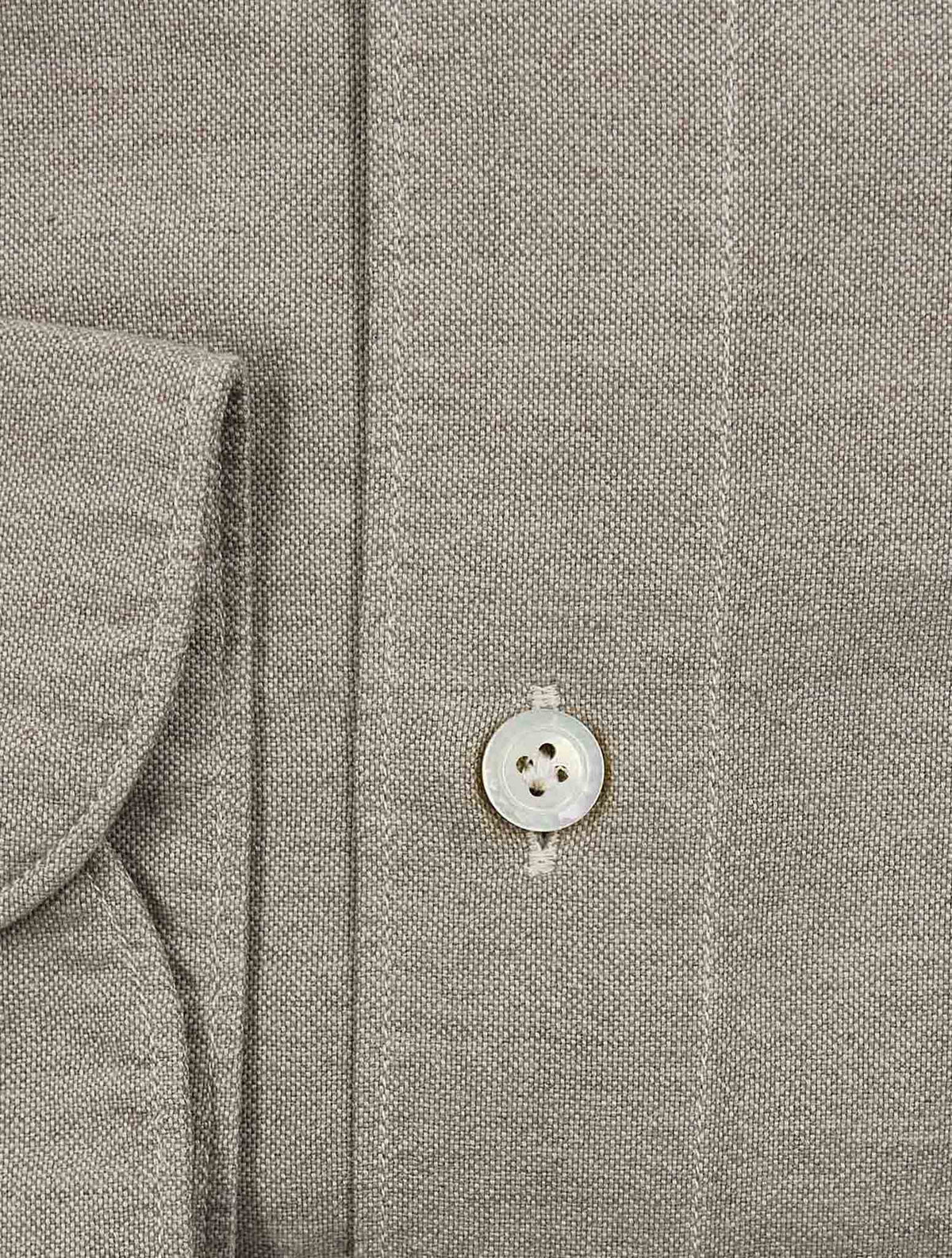 Finamore 1925 Beige Cotton Shirt