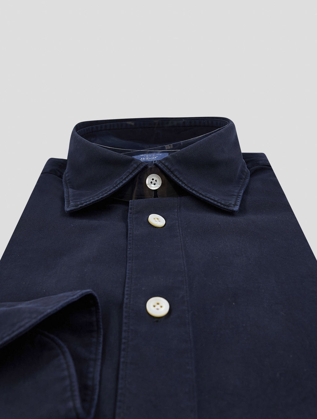 Finamore 1925 Dark blue Cotton Shirt