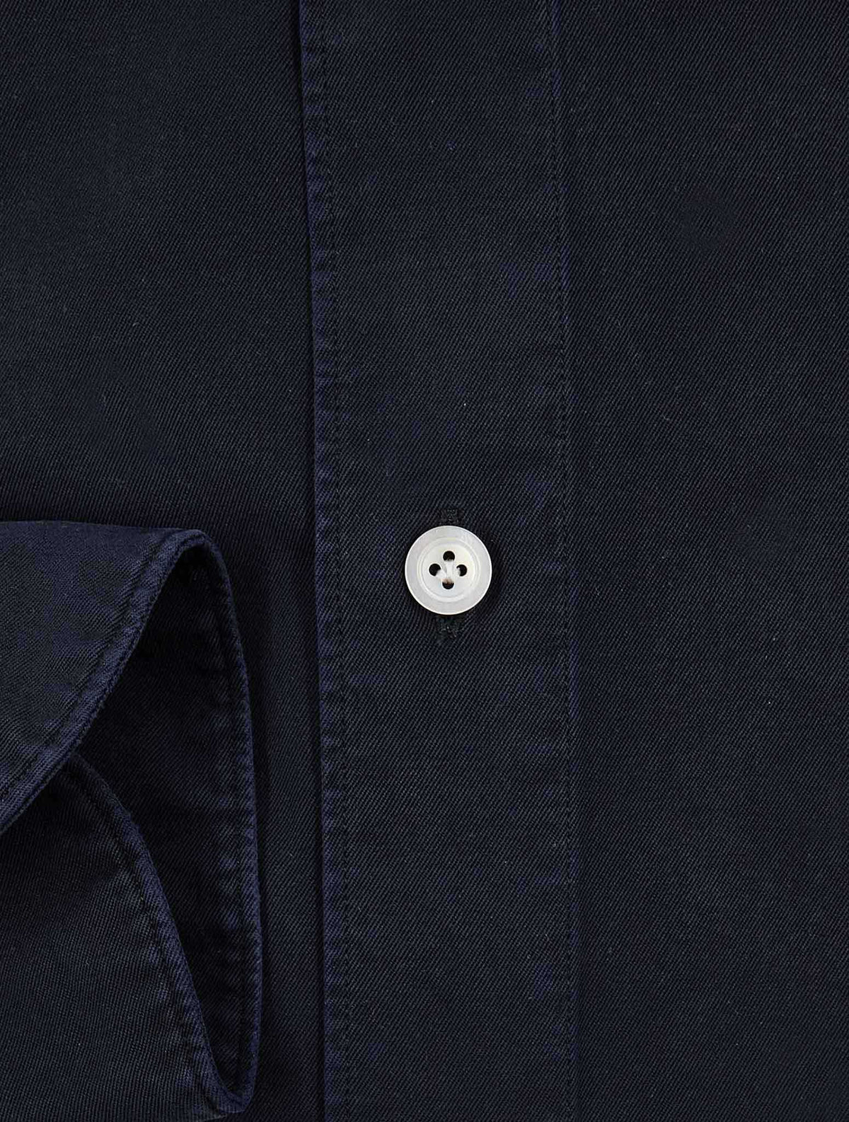 Finamore 1925 Dark blue Cotton Shirt