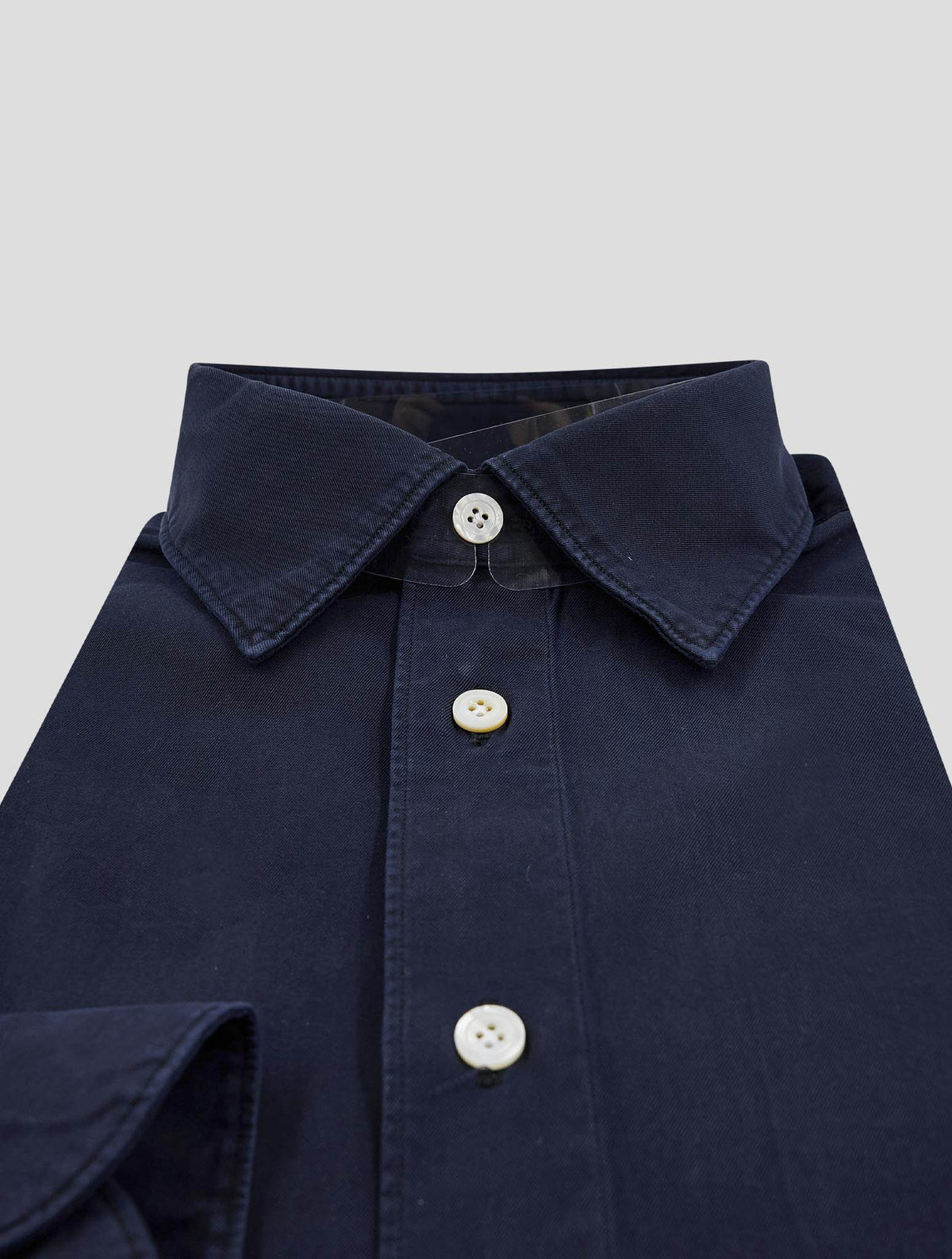 Finamore 1925 Dark blue Cotton Shirt