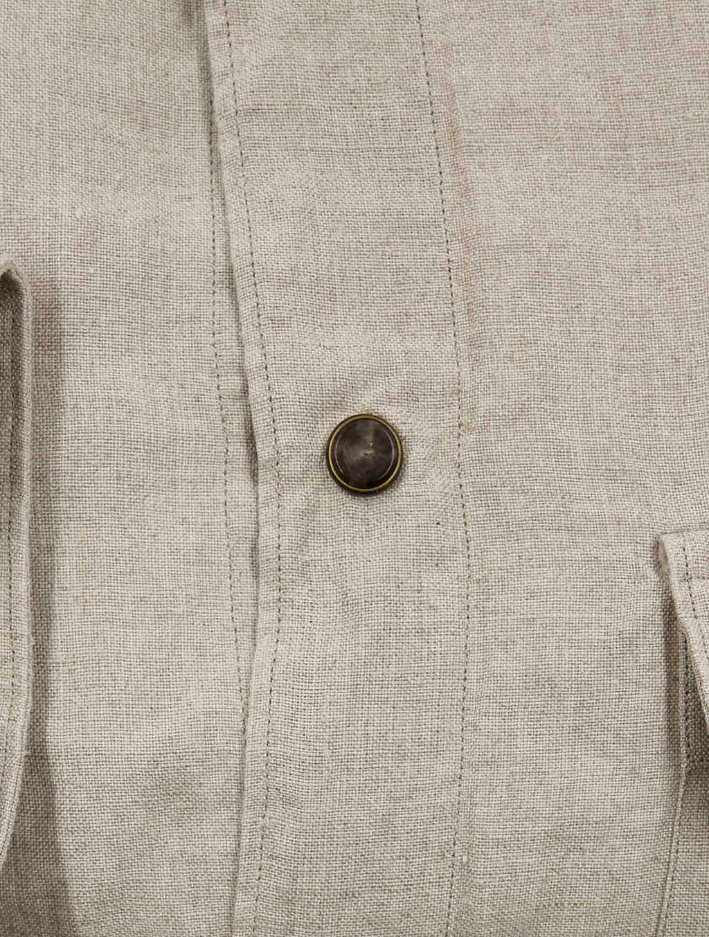 Finamore 1925 Beige Linen Shirt