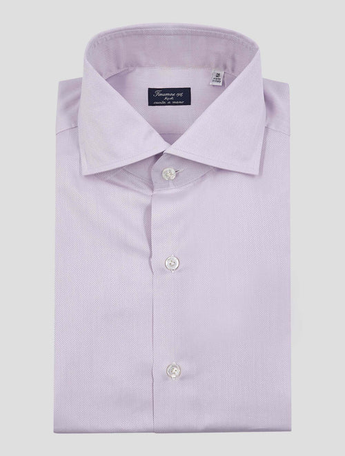 Finamore 1925 Violet Cotton Shirt