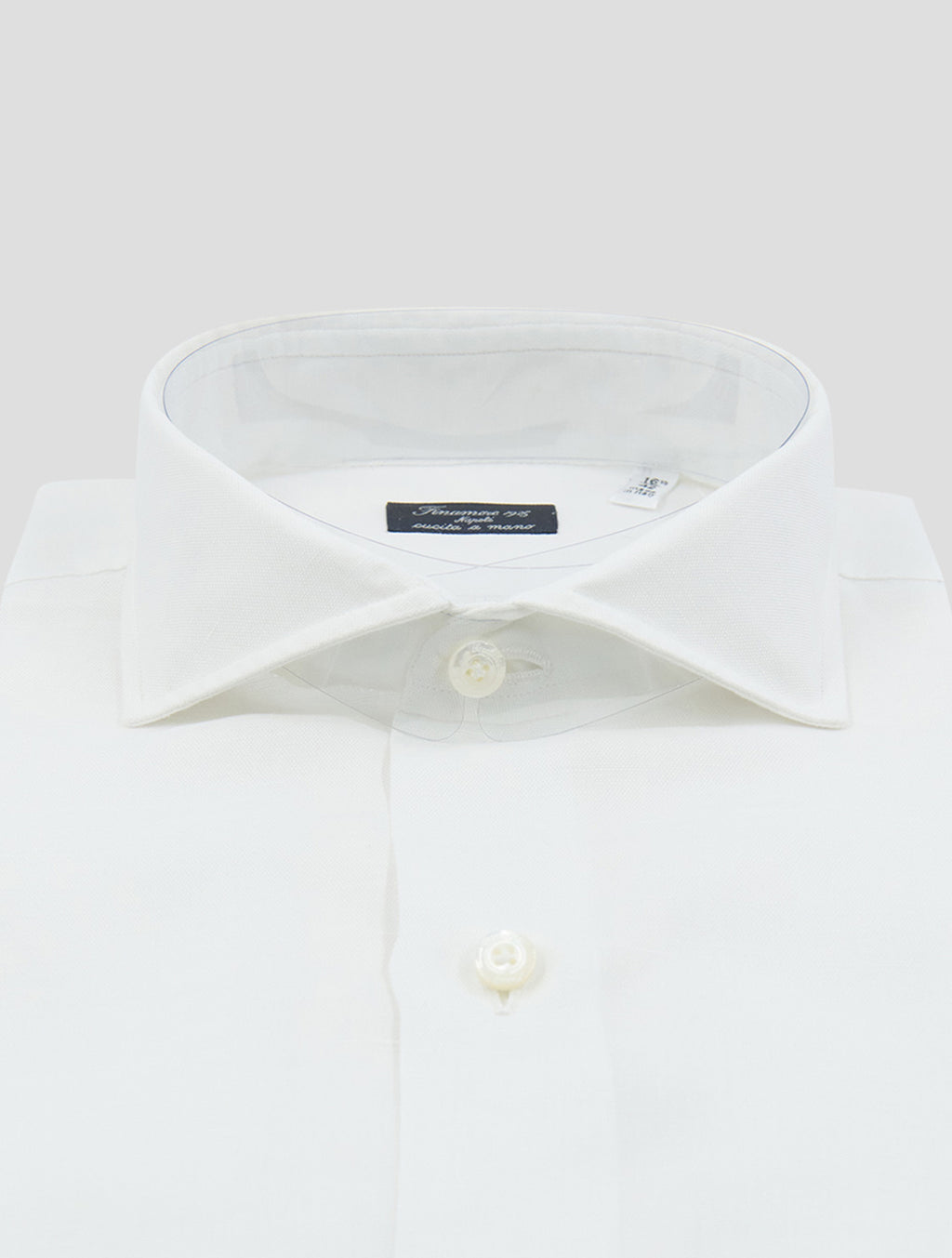 Finamore 1925 White Linen Cotton Shirt NAPOLI