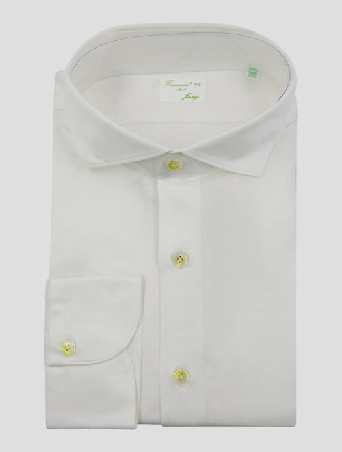 Finamore 1925 White Cotton Shirt Toronto