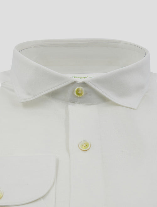 Finamore 1925 White Cotton Shirt Toronto
