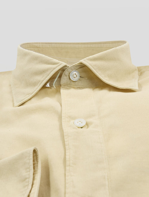Finamore 1925 Sand Cotton Shirt TOKYO