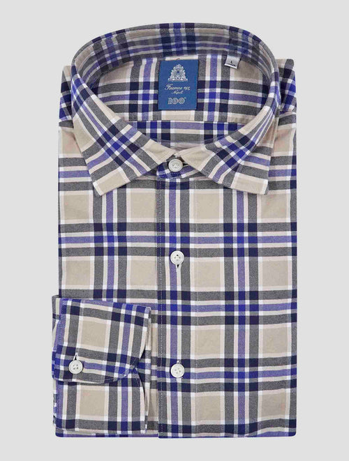 Finamore 1925 Multicolor Cotton Shirt Gaeta