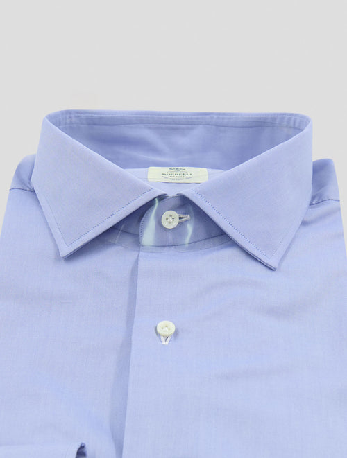 Luigi Borrelli Light Blue Linen  Shirt