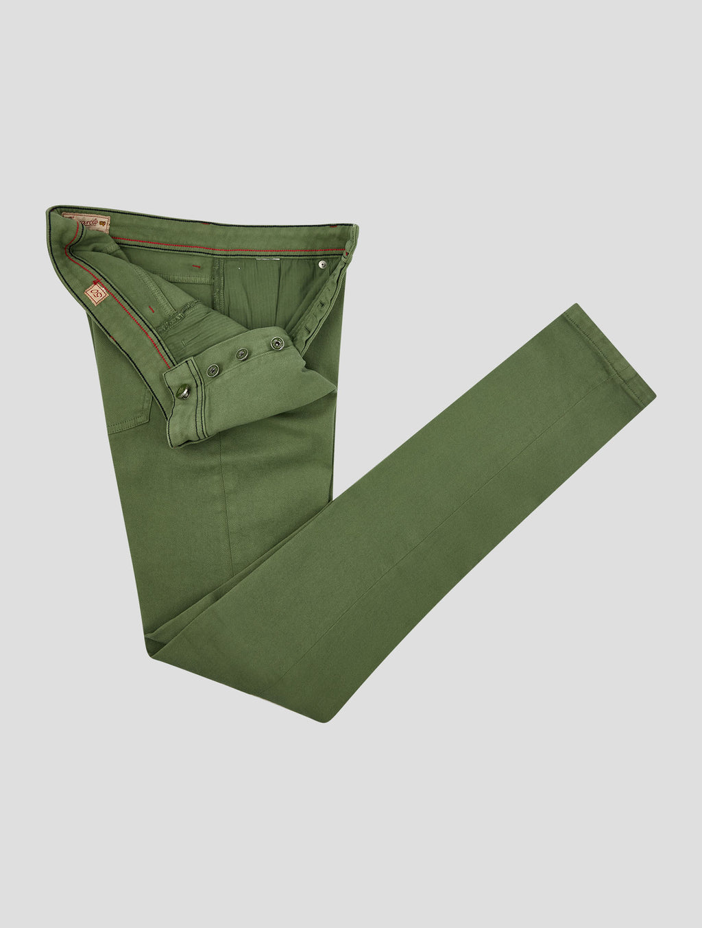 Marco Pescarolo Green Cotton Cashmere Ea Pants