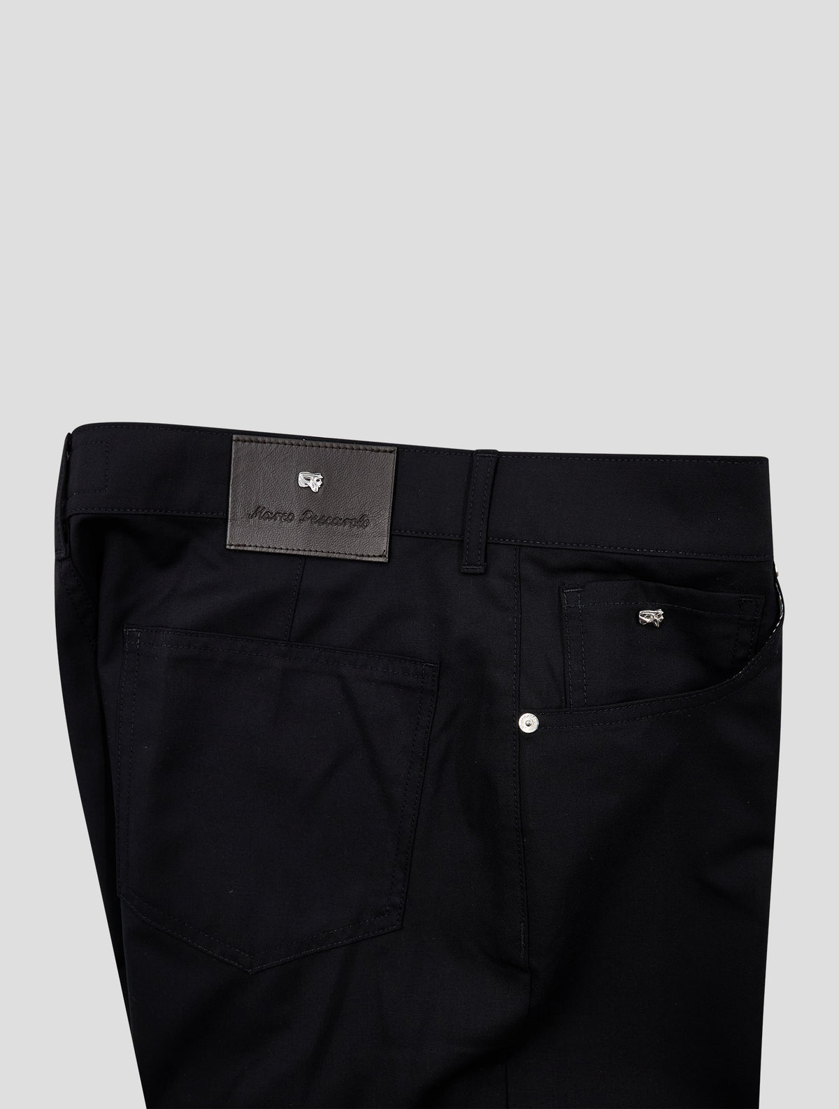 Marco Pescarolo Black Virgin Wool Pants