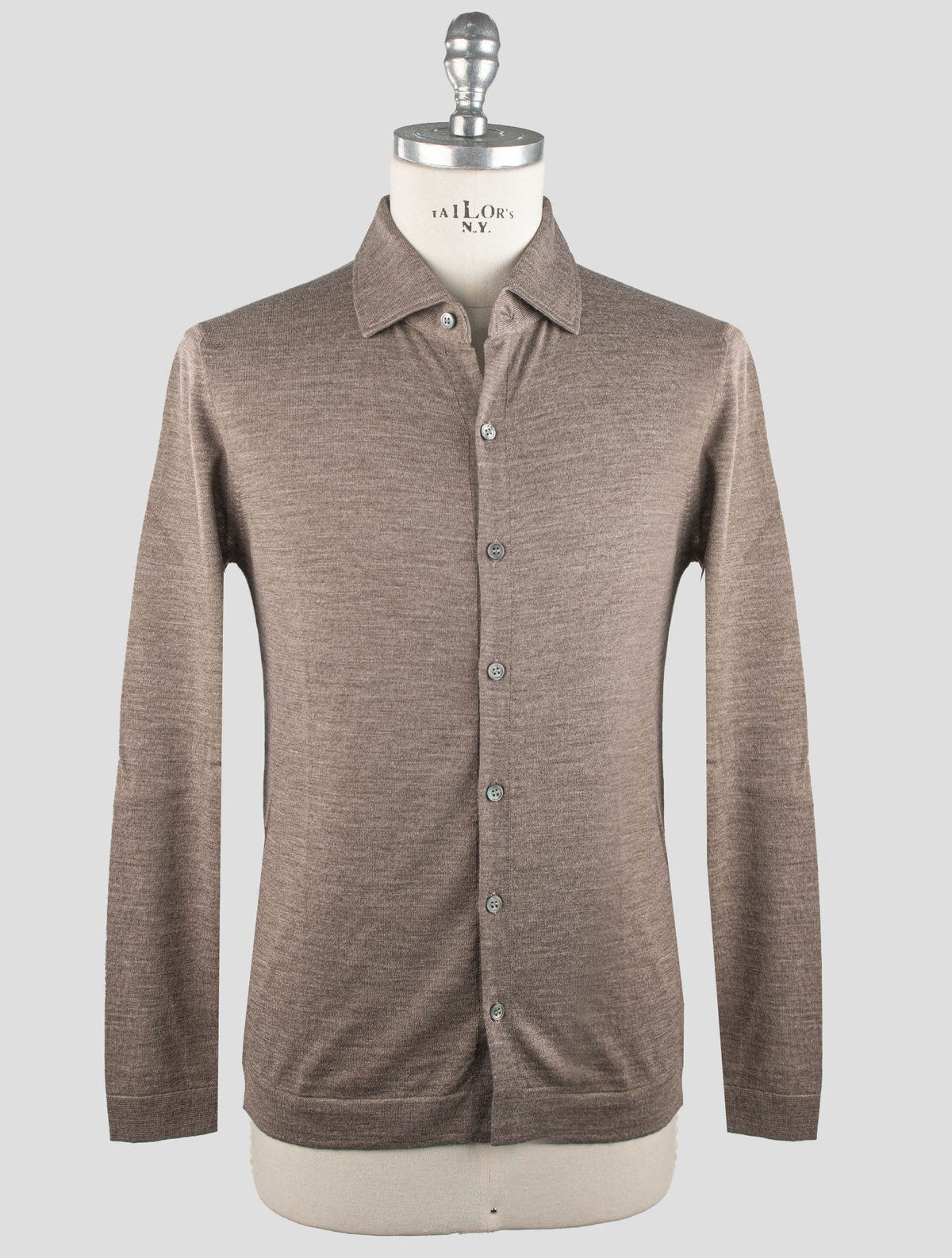 Gran Sasso Gran Sasso Brown Virgin Wool Shirt Brown 000