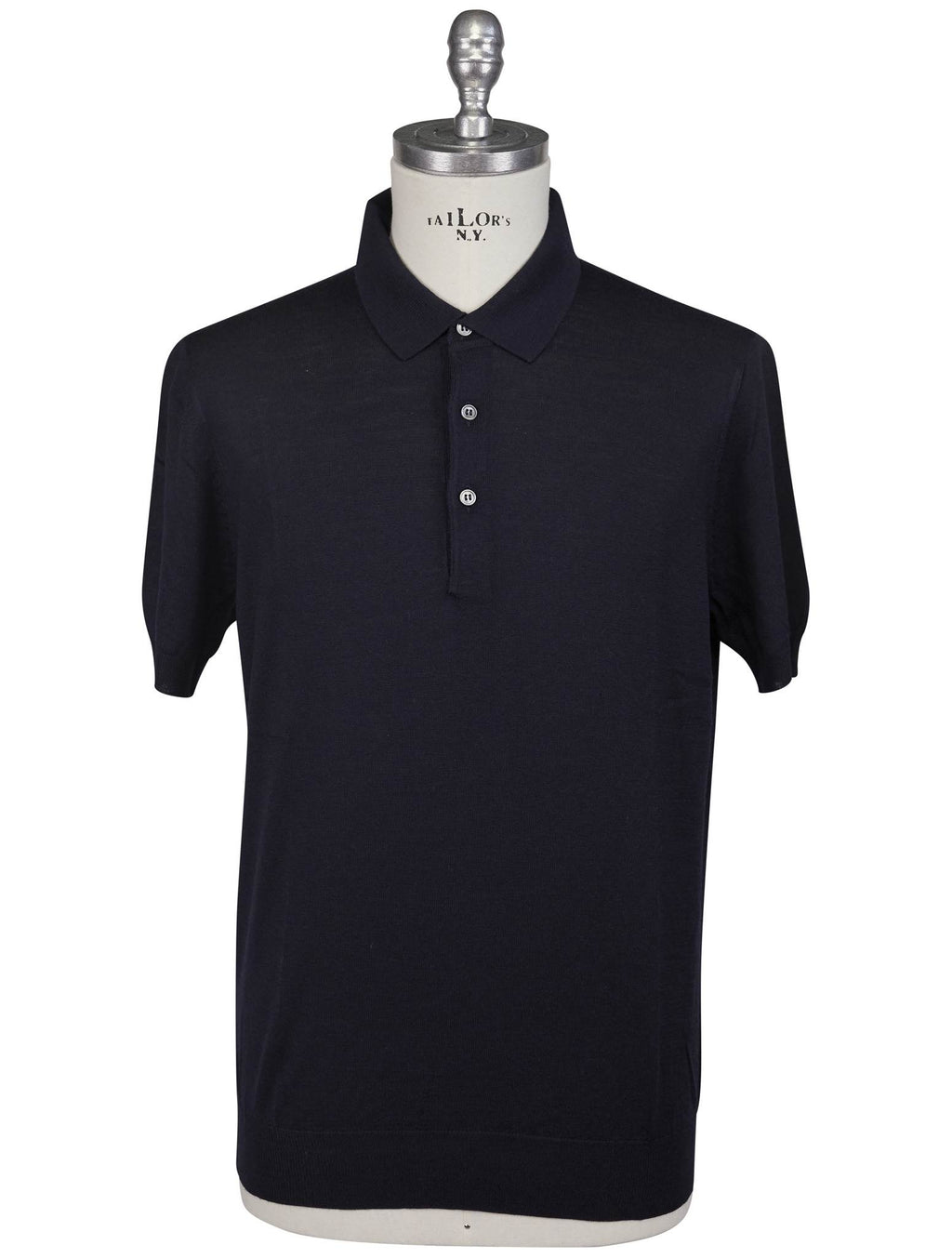 Gran Sasso Blue Virgin Wool Polo