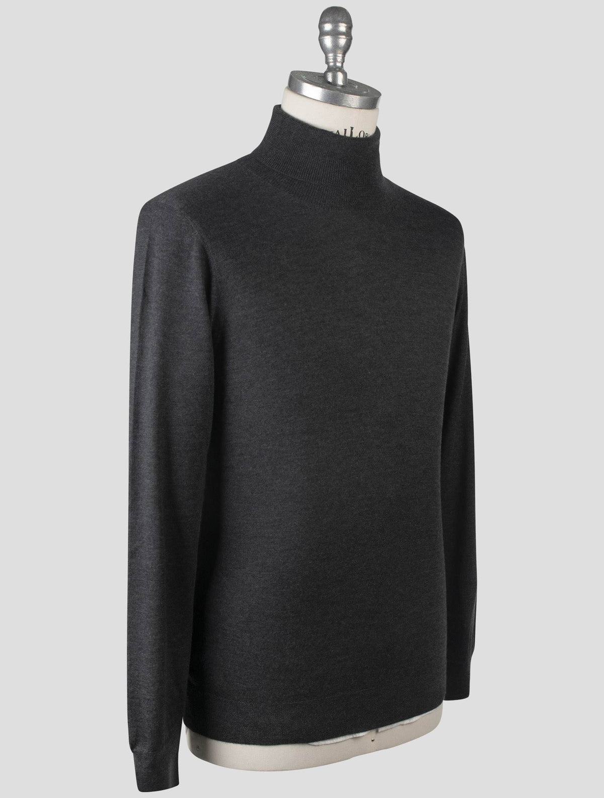 Gran Sasso Gran Sasso Gray Cashmere Sweater Turtleneck Gray 001