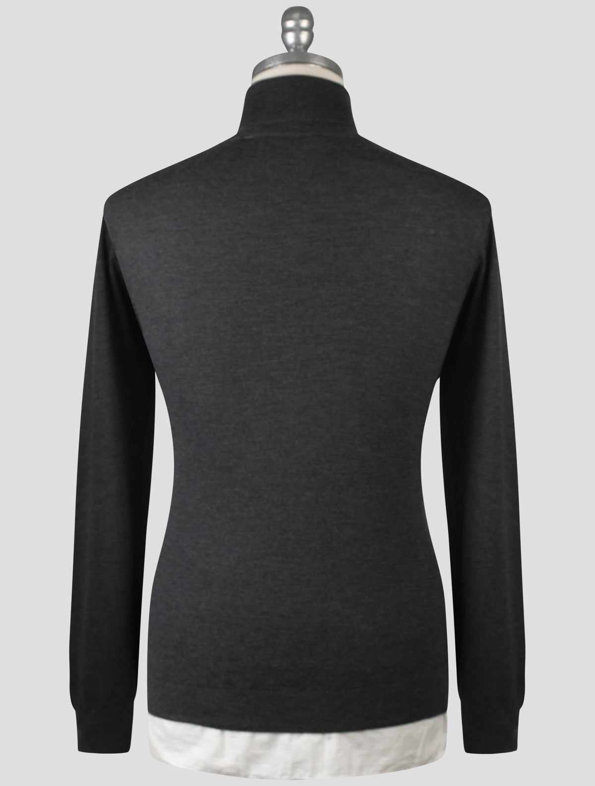 Gran Sasso Gray Cashmere Sweater Turtleneck