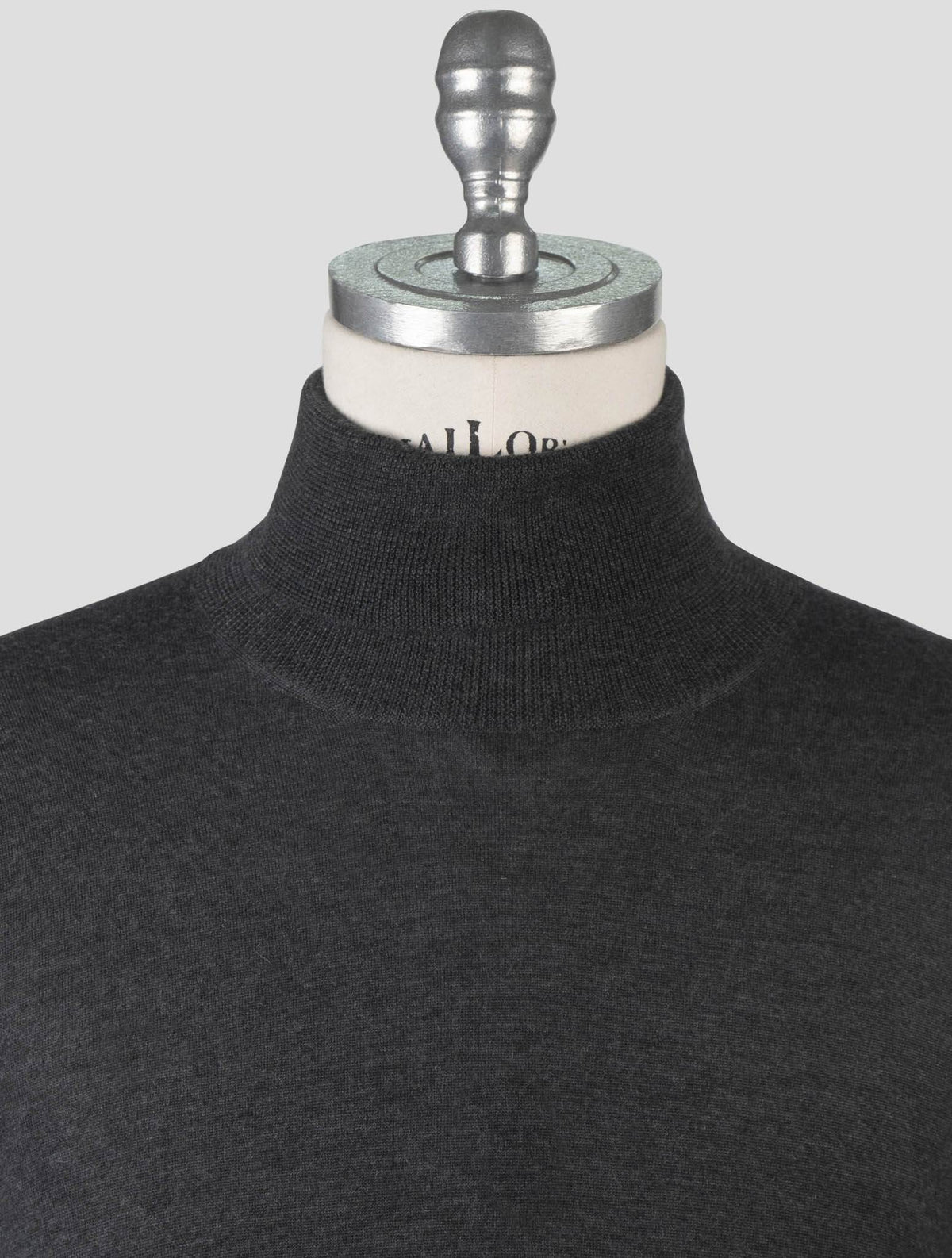 Gran Sasso Gray Cashmere Sweater Turtleneck