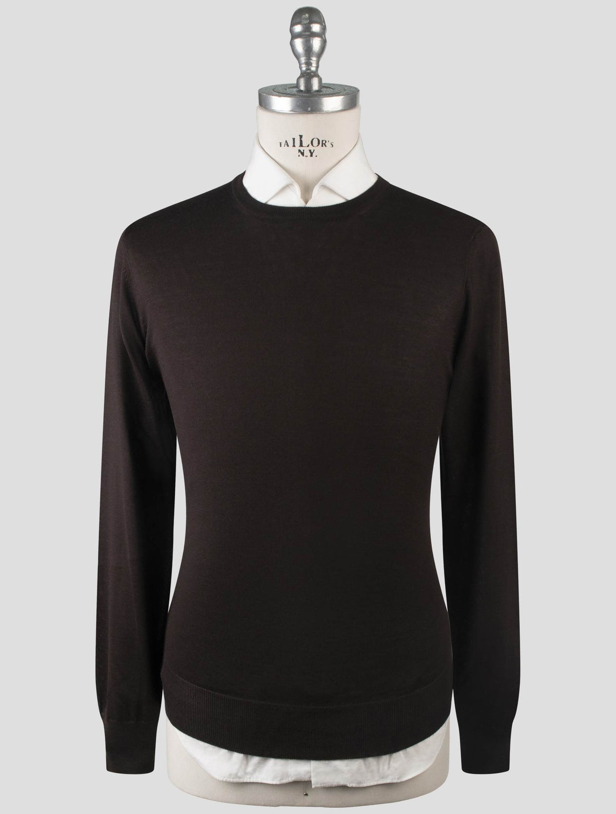 Gran Sasso Gran Sasso Brown Cashmere Silk Sweater Crewneck Brown 000