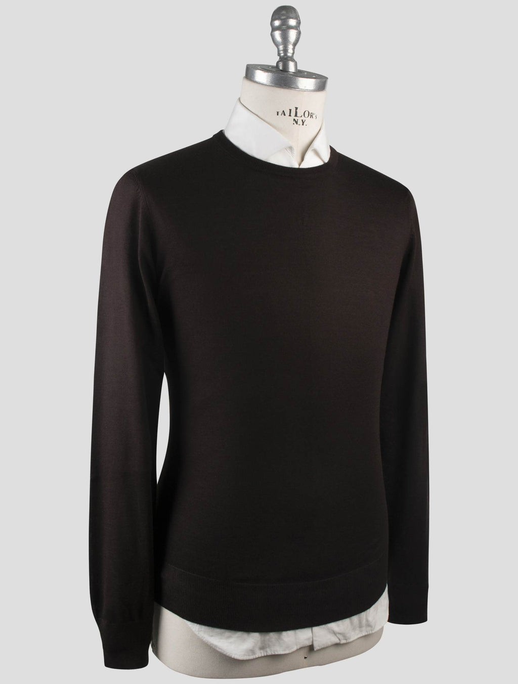Gran Sasso Gran Sasso Brown Cashmere Silk Sweater Crewneck Brown 001