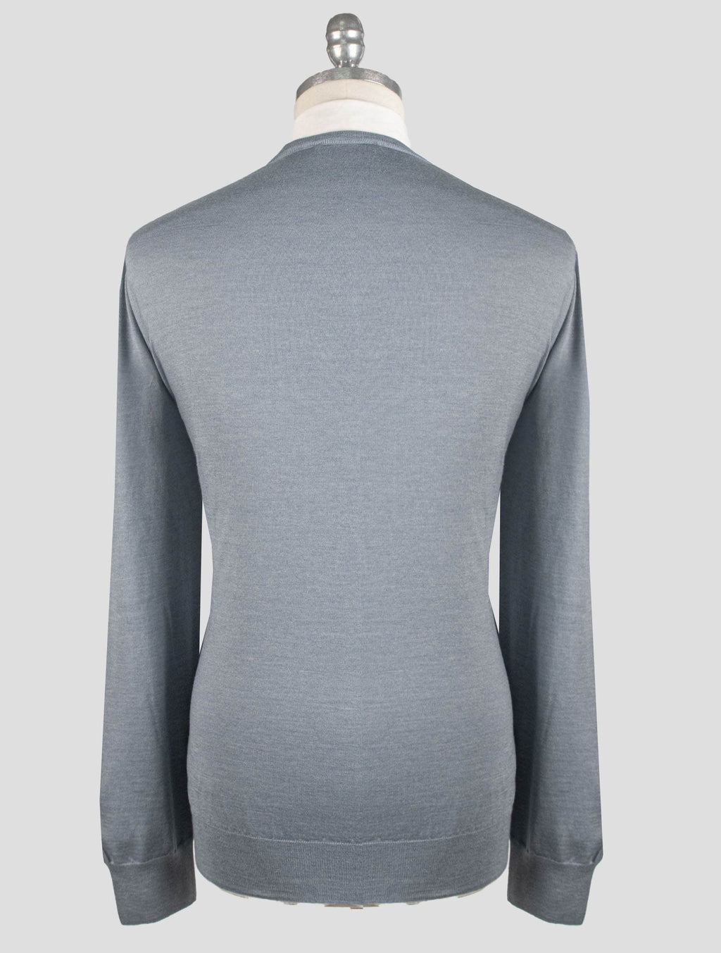 Gran Sasso Light Blue Cashmere Silk Sweater Crewneck
