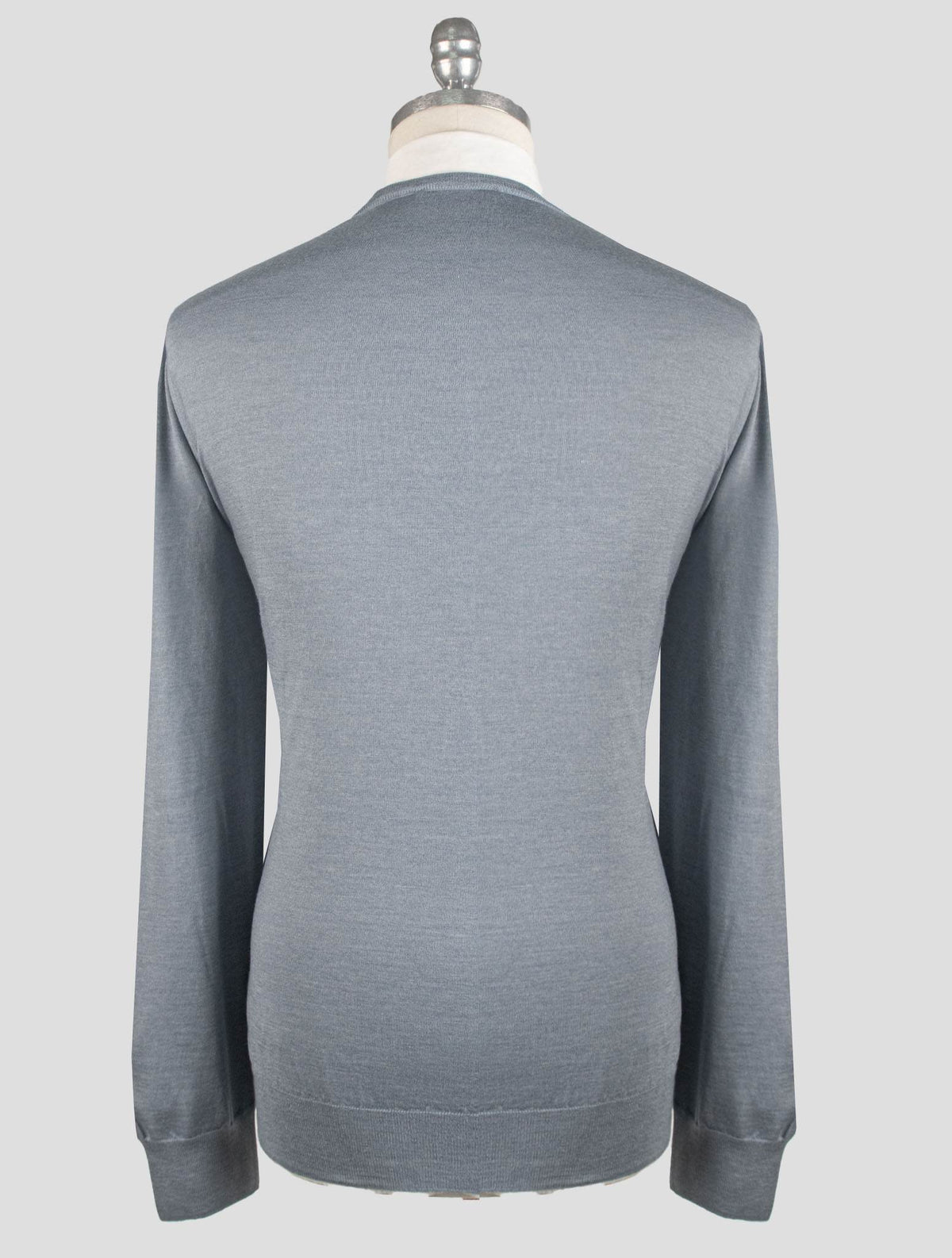Gran Sasso Light Blue Cashmere Silk Sweater Crewneck