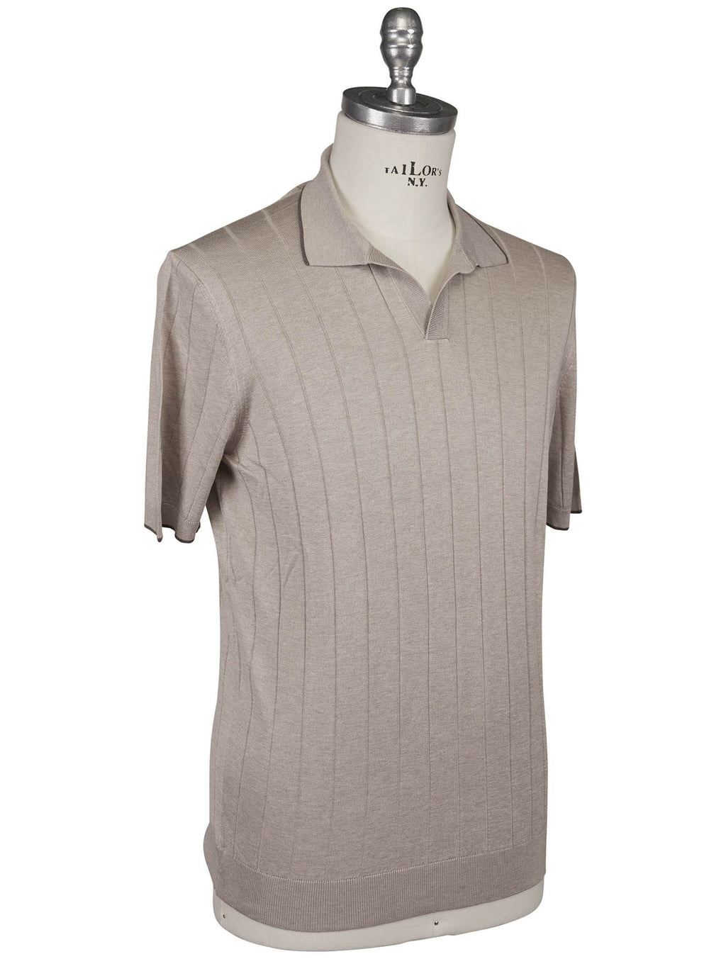 Gran Sasso Gran Sasso Gray Silk Polo Gray 001