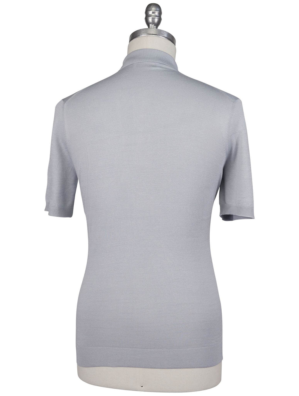 Gran Sasso Light Blue Silk Polo