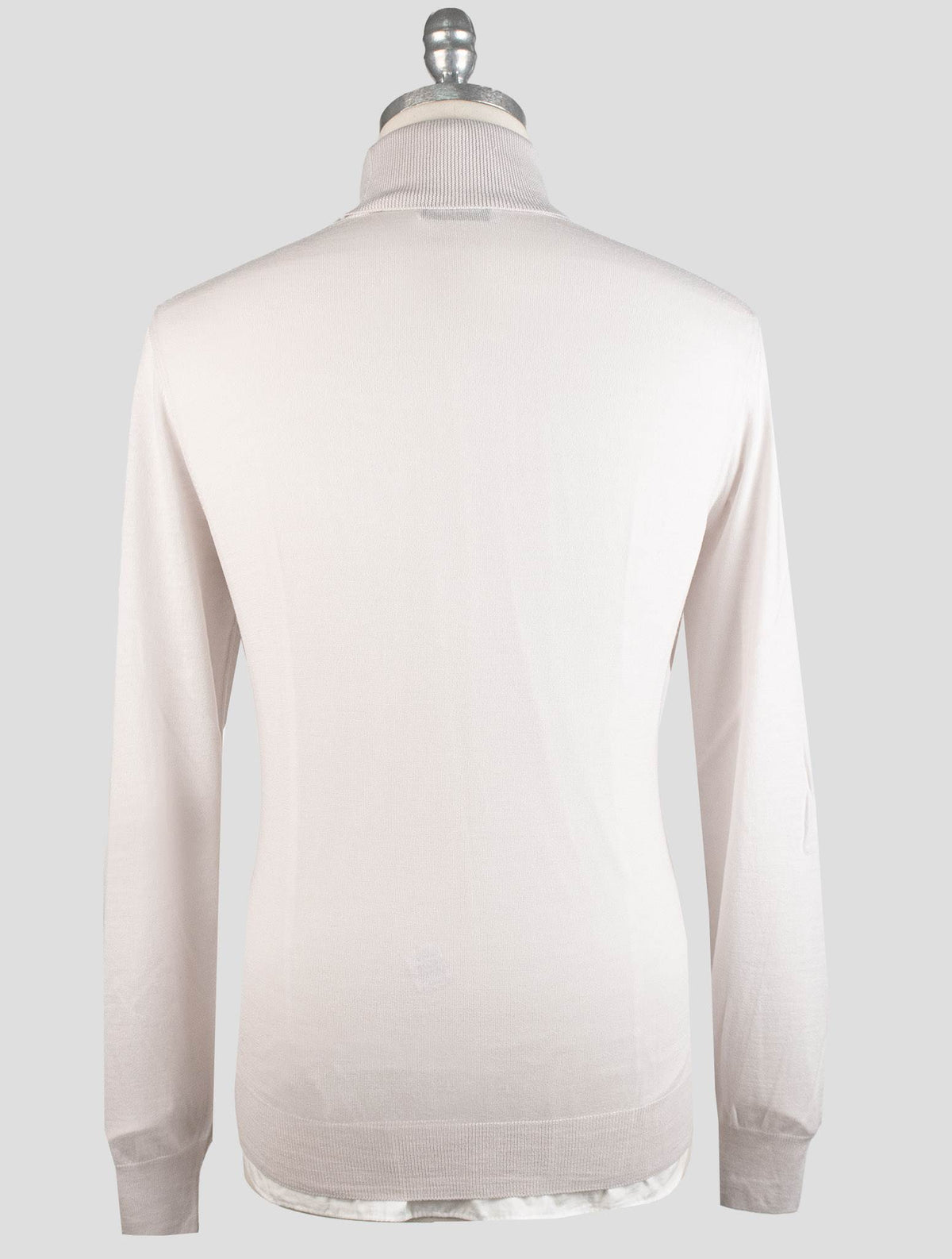 Gran Sasso White Virgin wool Sweater Turtleneck