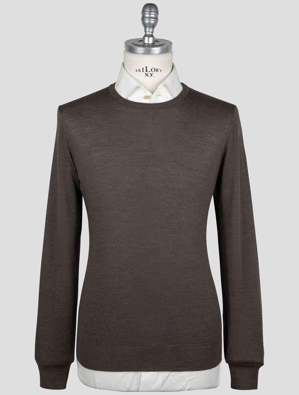 Gran Sasso Gran Sasso Brown Virgin Wool Sweater Crewneck Brown 000