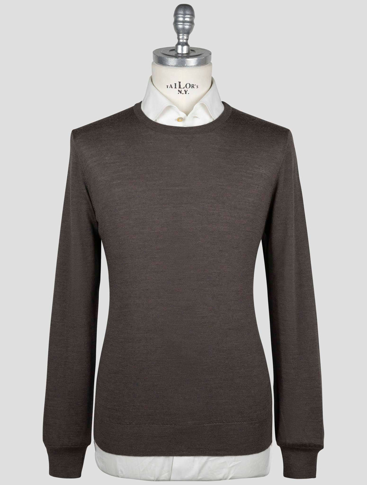Gran Sasso Gran Sasso Brown Virgin Wool Sweater Crewneck Brown 000