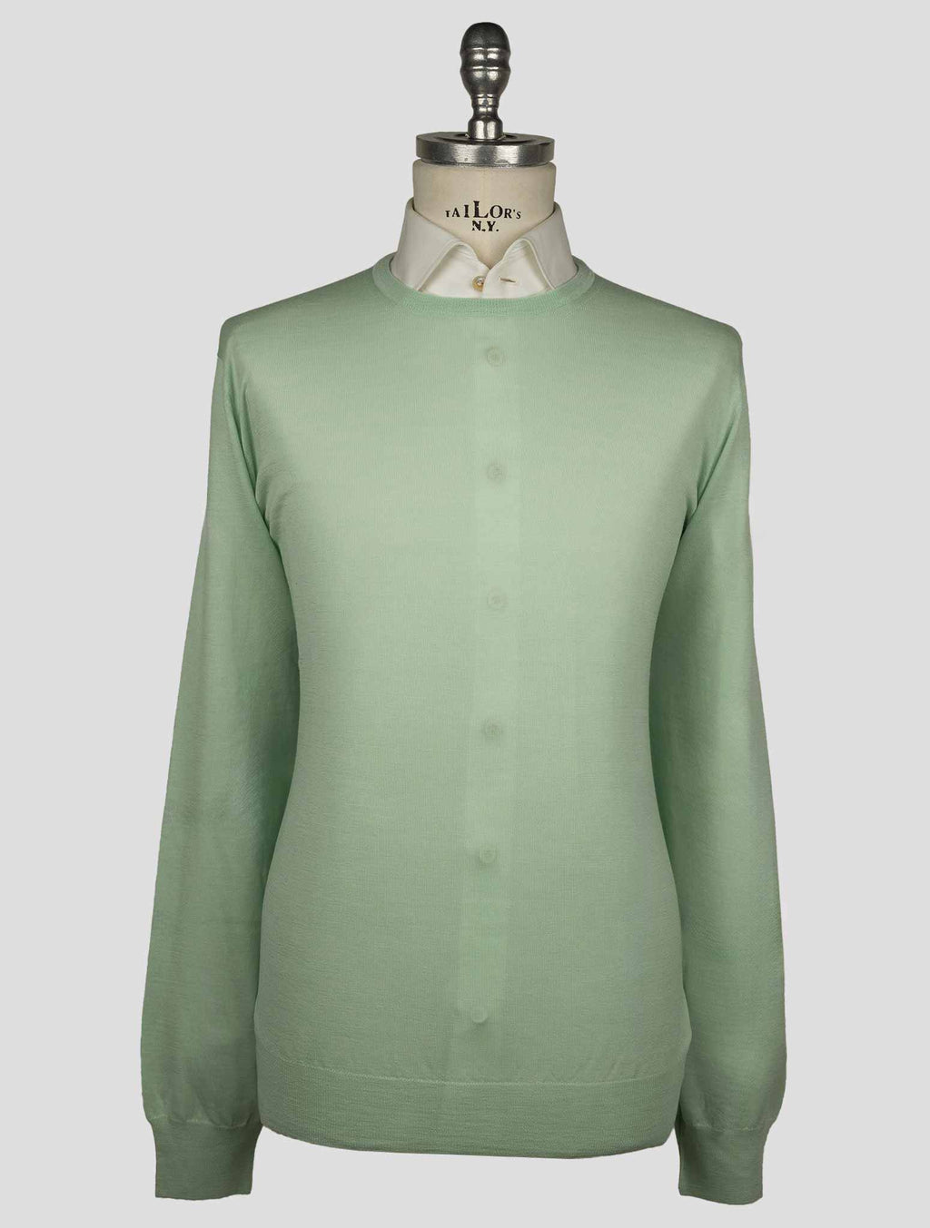 Gran Sasso Gran Sasso Light Green Virgin Wool Sweater Crewneck Light Green 000