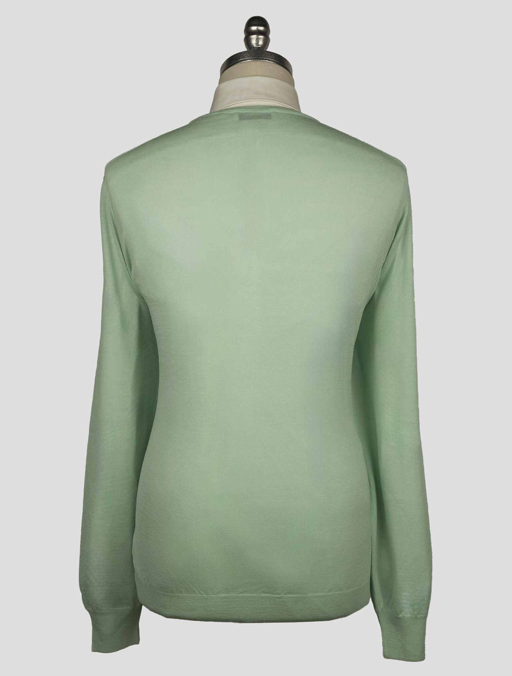 Gran Sasso Light Green Virgin Wool Sweater Crewneck