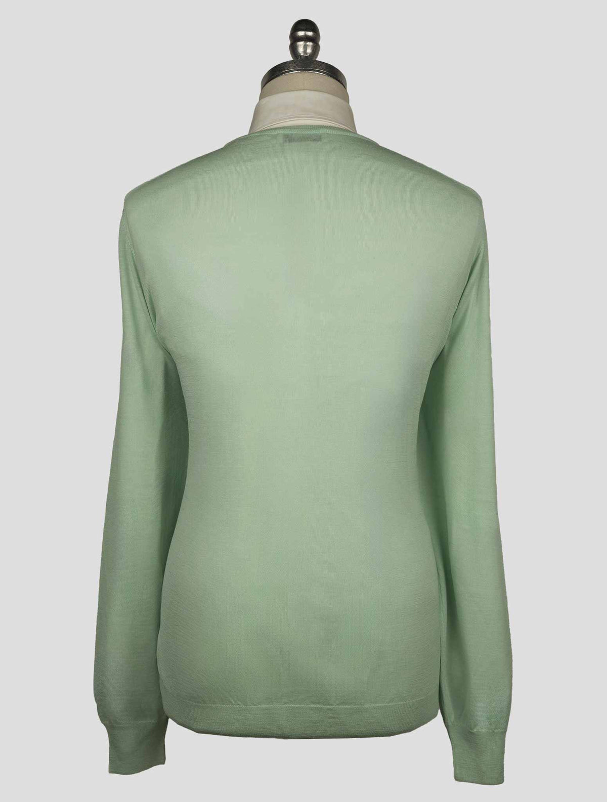 Gran Sasso Light Green Virgin Wool Sweater Crewneck