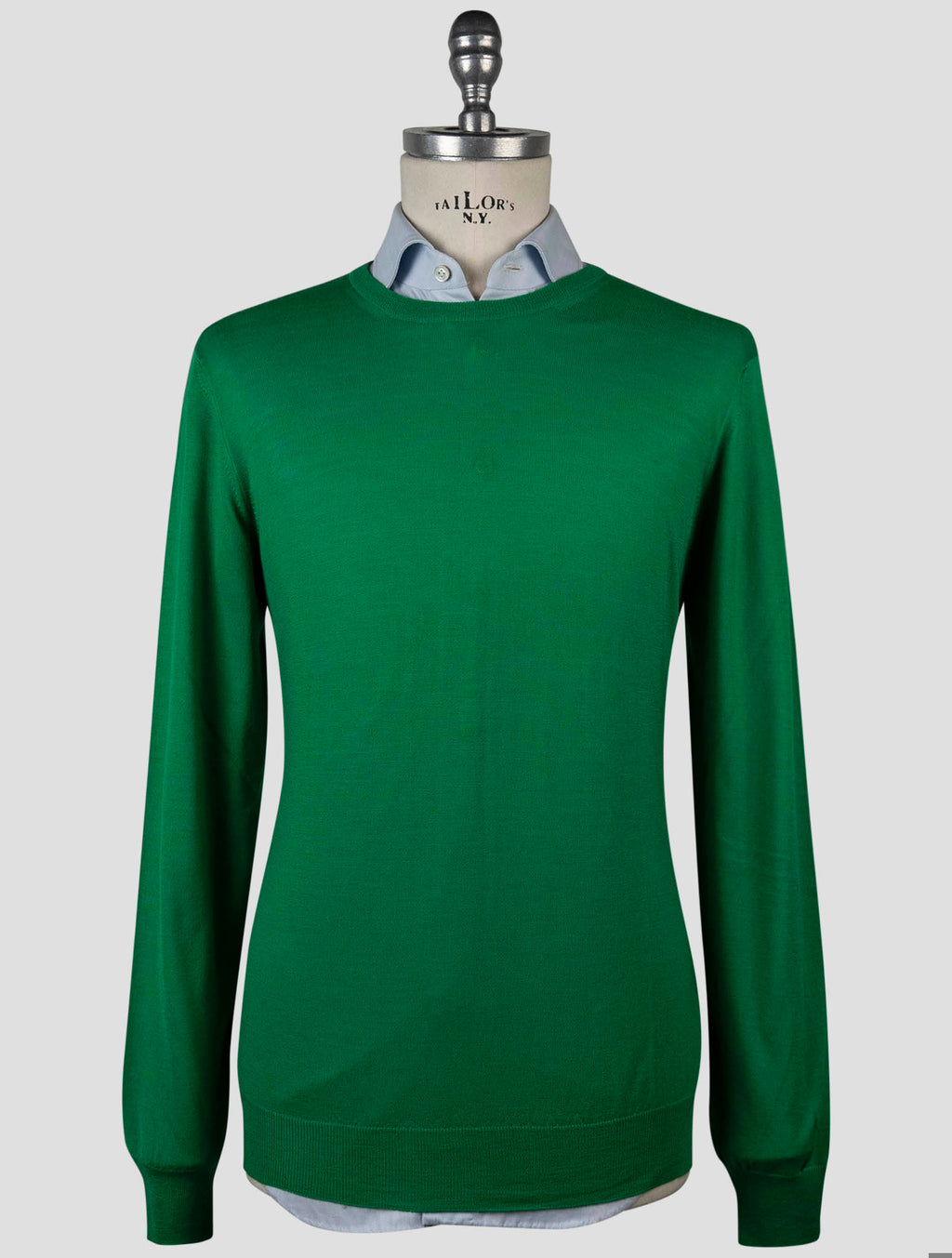 Gran Sasso Gran Sasso Green Virgin Wool Sweater Crewneck Green 000