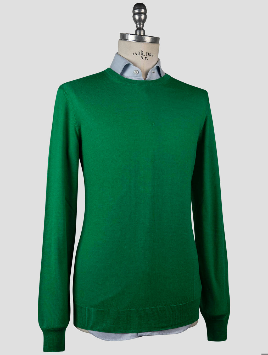 Gran Sasso Gran Sasso Green Virgin Wool Sweater Crewneck Green 001